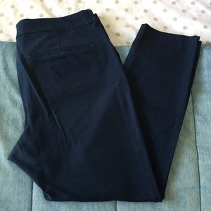 Old Navy Dark Blue Pixie Ankle Pants